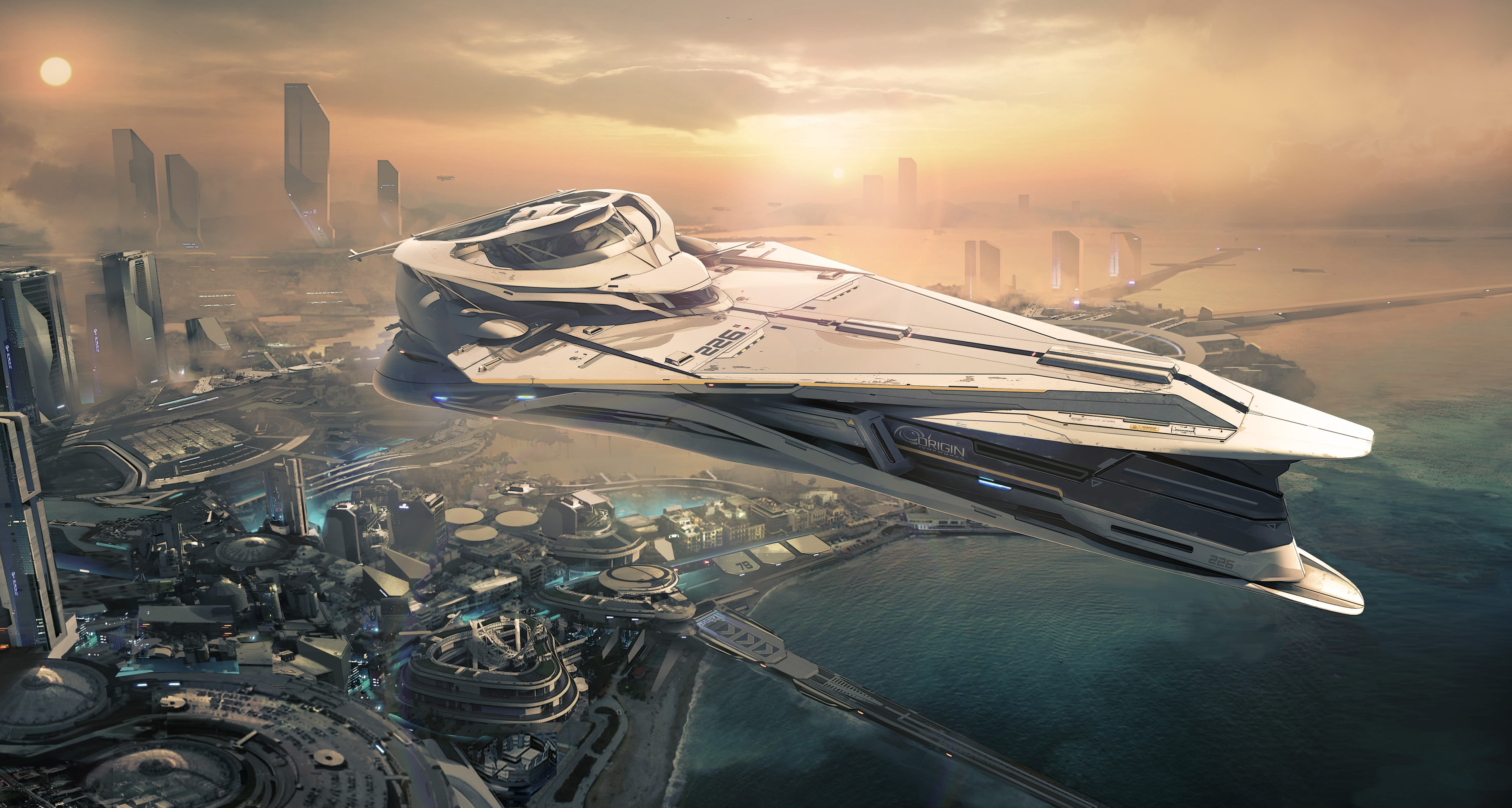 Download Star Citizen Sci Fi Spaceship Royalty-Free Stock Illustration  Image - Pixabay