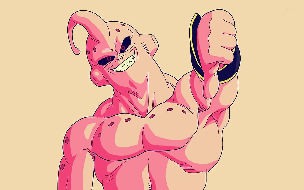 Majin Buu from Dragon ball Z HD wallpaper