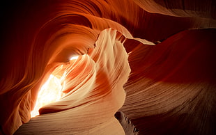 brown cave, Antelope Canyon, Arizona, USA HD wallpaper