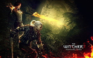 The Witcher Assassin Kings wallpaper, Triss Merigold, Geralt of Rivia, The Witcher, The Witcher 2 Assassins of Kings