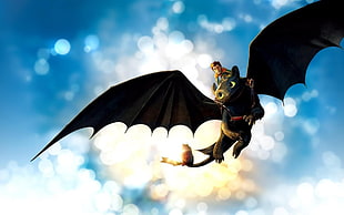 How to Train Your Dragon digital wallpaper, dragon, fantasy art, How to Train Your Dragon