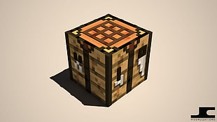 Minecraft box, Minecraft, cube HD wallpaper