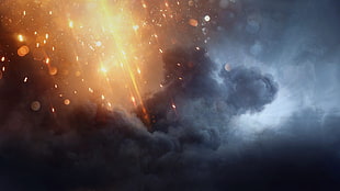 gray clouds, Battlefield 1, Battlefield HD wallpaper