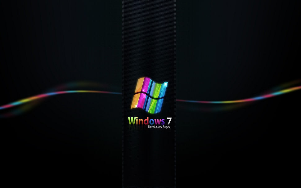 Windows 7 colorful logo HD wallpaper