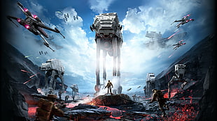 Star Wars Battlefront digital wallpaper, Star Wars: Battlefront, Star Wars, video games, X-wing HD wallpaper