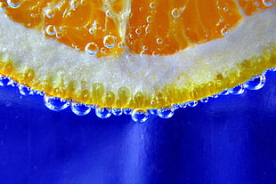 orange, white and yellow fruit close up photo