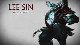 Lee Sin The Blind Monk digital wallpaper, League of Legends, Lee Sin, video games