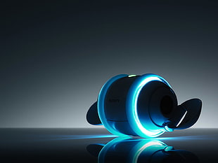 cylindrical LED case HD wallpaper