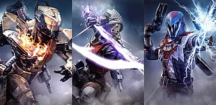 three game character hero poster
