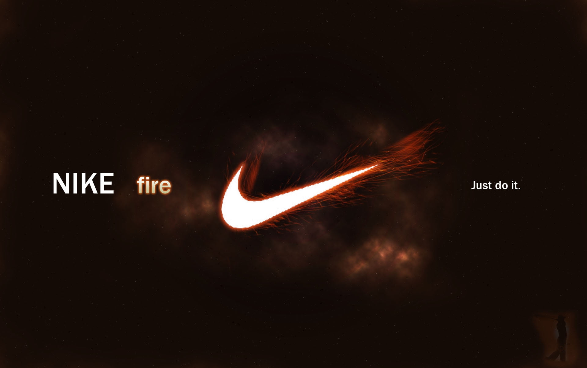 Nike fire logo HD wallpaper | Wallpaper Flare