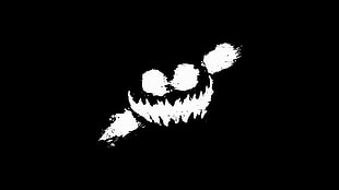 white and black monster illustration, Knife Party HD wallpaper