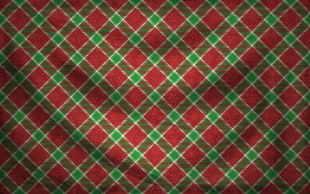 red and green textile