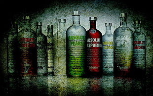 Absolut labeled bottles HD wallpaper