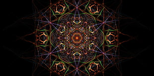 multicolored abstract wallpaper, fractal, abstract