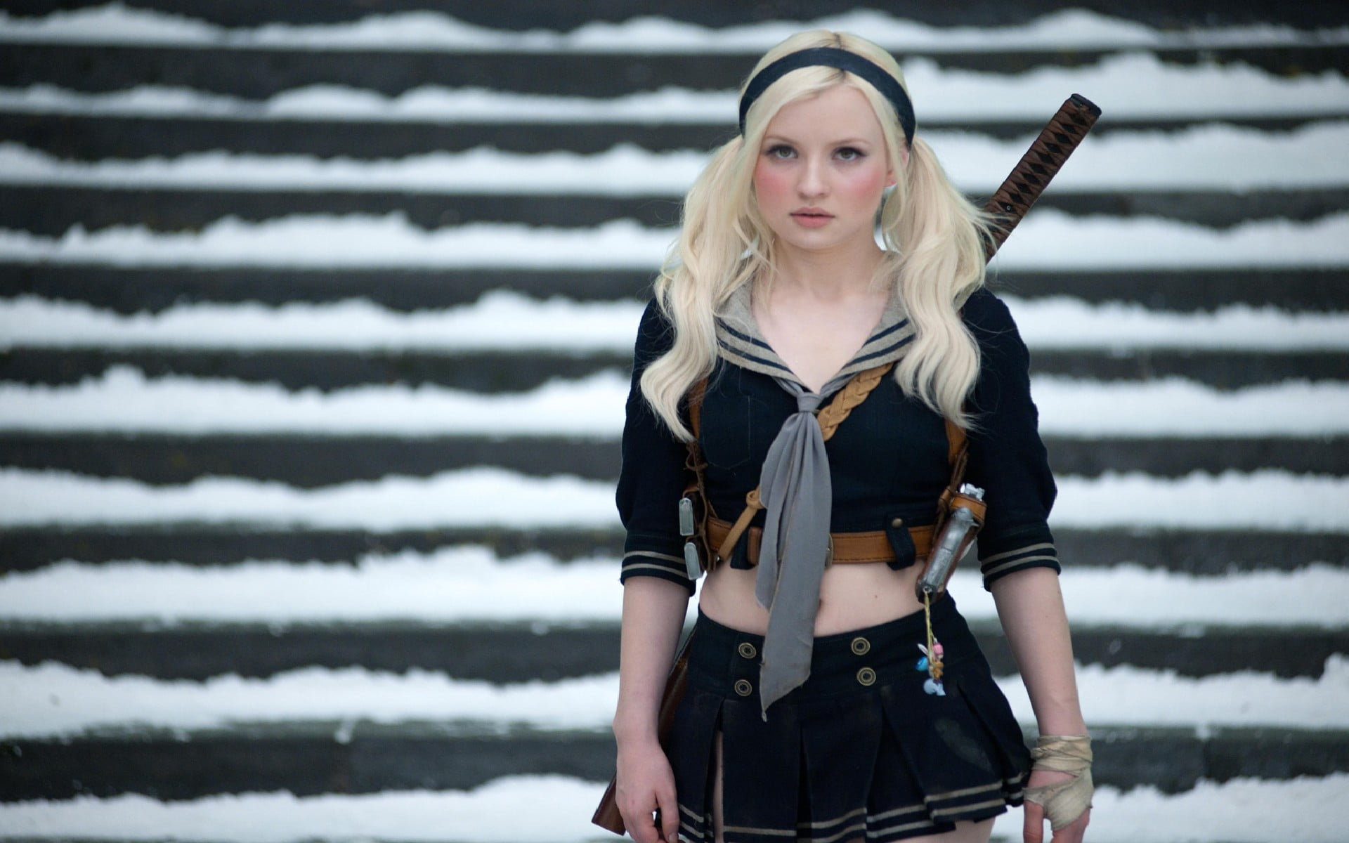sucker punch emily browning babydoll movies wallpaper