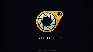 Half Life logo, video games, Half-Life, Half-Life 3, typography