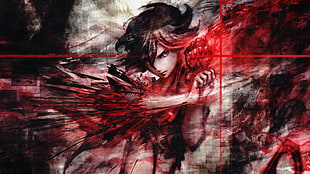 game digital wallpaper, Kill la Kill, Matoi Ryuuko HD wallpaper