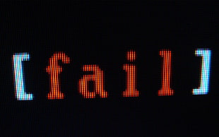 fail text screengrab