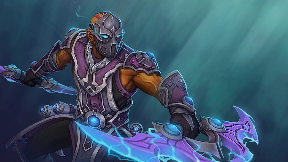 DOTA 2 Anti-Mage loading screen, Dota 2, Loading screen HD wallpaper
