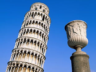 Leaning Tower of Pisa, Italy, architecture, tower, Leaning Tower of Pisa
