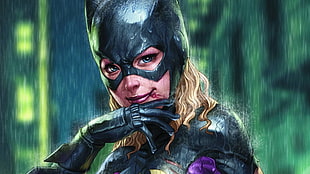 Catwoman illustration HD wallpaper