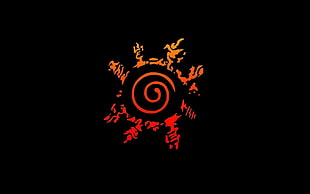 Naruto Shippuuden, anime, symbols HD wallpaper