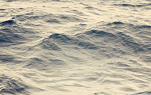 blue body of water, water, waves HD wallpaper