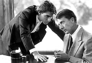 two men's blazers, Rain Man, Tom Cruise, Dustin Hoffman