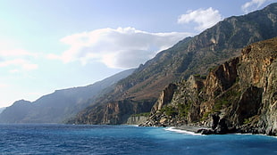 mountain cliff, landscape