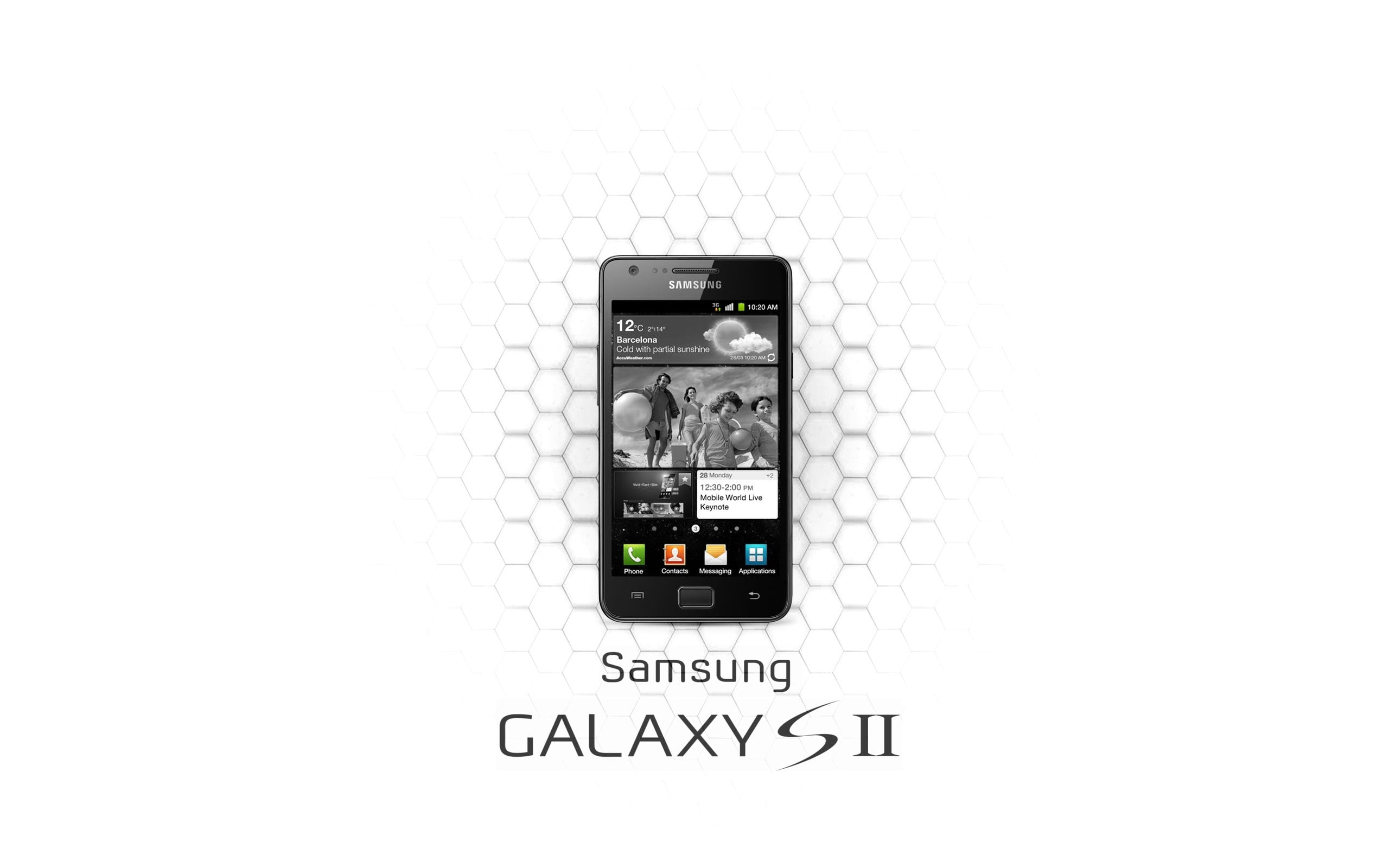 black Samsung Galaxy SII