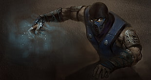 Subzero of Mortal Kombat digital wallpaper