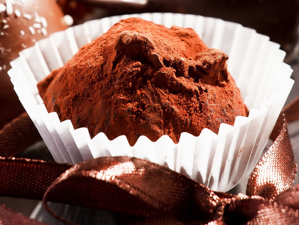 brown muffin HD wallpaper