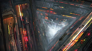 game digital wallpaper, futuristic, city, artwork, fantasy art