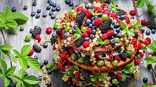 assorted fruits, colorful, fruit, berries, food HD wallpaper