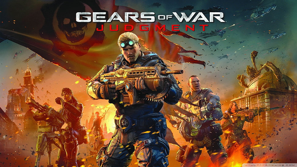 Gears of War Judgement digital wallpaper, Gears of War, video games, Gears of War: Judgment HD wallpaper