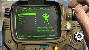 Fallout game application, Fallout 4, screen shot, Pip-Boy HD wallpaper