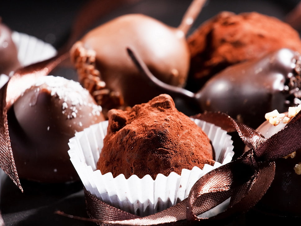 assorted chocolates HD wallpaper