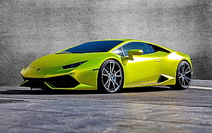 green Lamborghini Aventador coupe, Lamborghini, Lamborghini Huracan, xXx Performance, car HD wallpaper