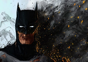 Batman digital wallpaper, artwork, Batman HD wallpaper