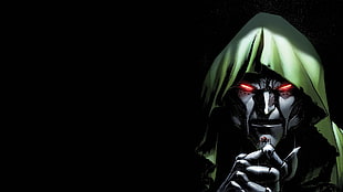 black and white full-face helmet, Marvel Comics, Doctor Doom