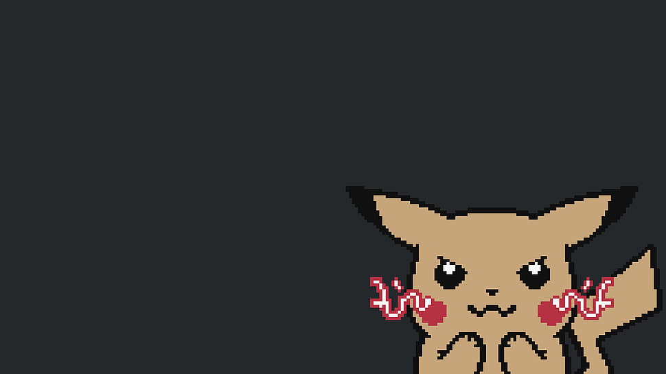 Pikachu illustration HD wallpaper