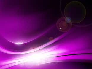 purple and white waves digital wall paper