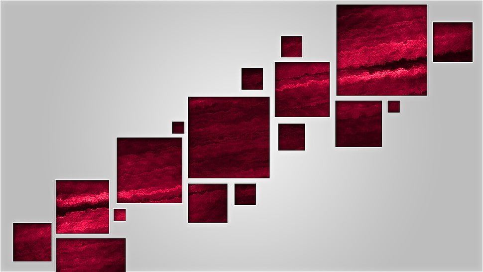 pink canvas, texture, square HD wallpaper
