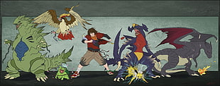 Pokemon monsters, Pokémon, Bulbasaur, Joltion, Charizard HD wallpaper
