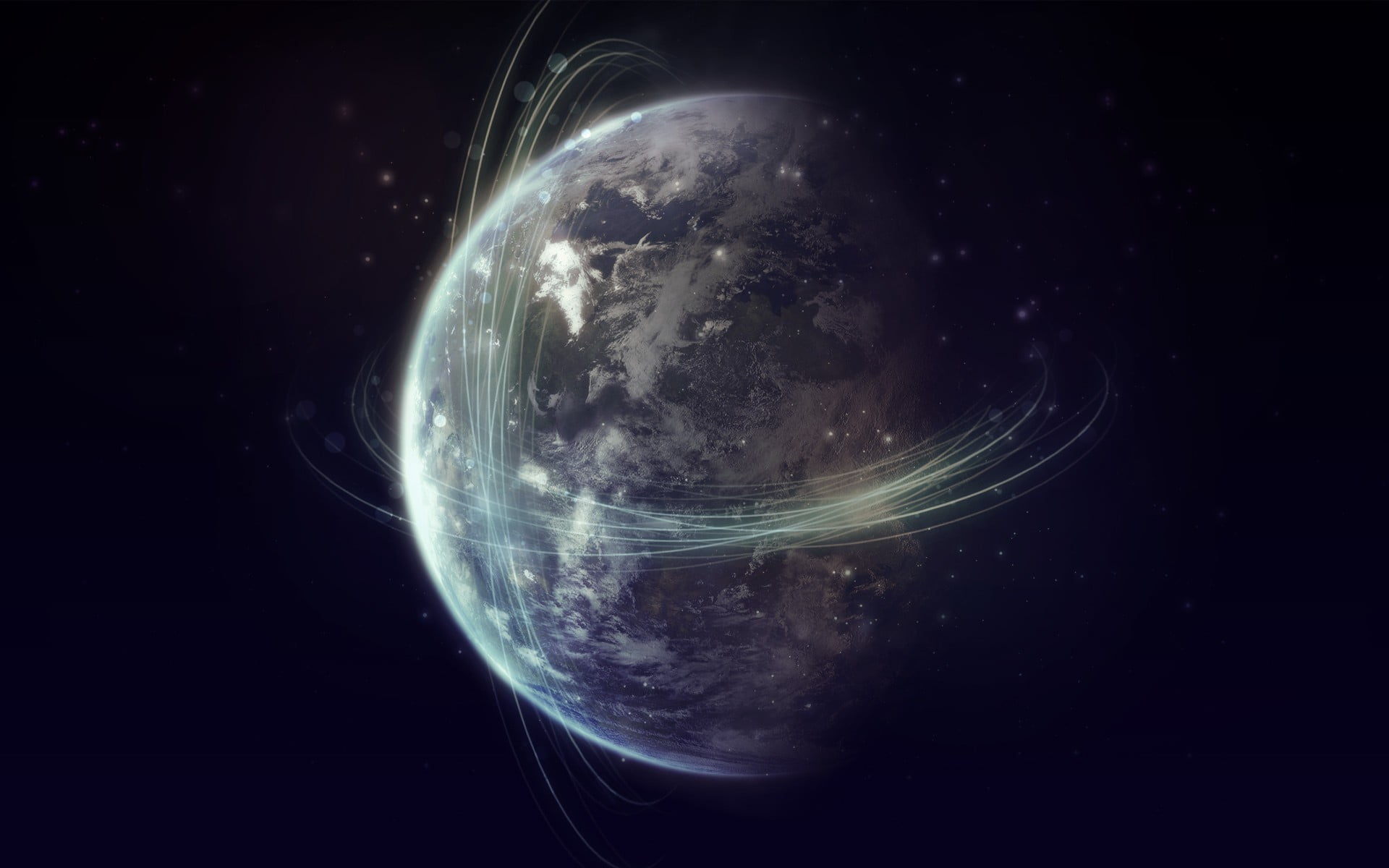 planet Earth, planet, space, space art, digital art