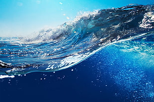 sea waves, sea, water, waves HD wallpaper