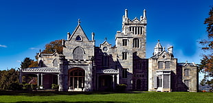 gray and beige castle, castle, Gothic architecture
