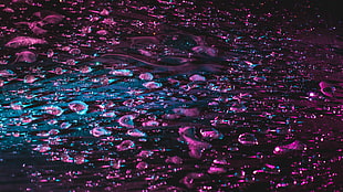 pink and blue HD wallpaper
