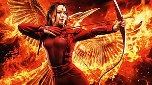 The Hunger Games digital wallpaper