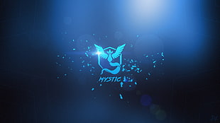 Pokemon Team Mystic logo, Pokémon, Team Mystic, blue, Pokemon Go